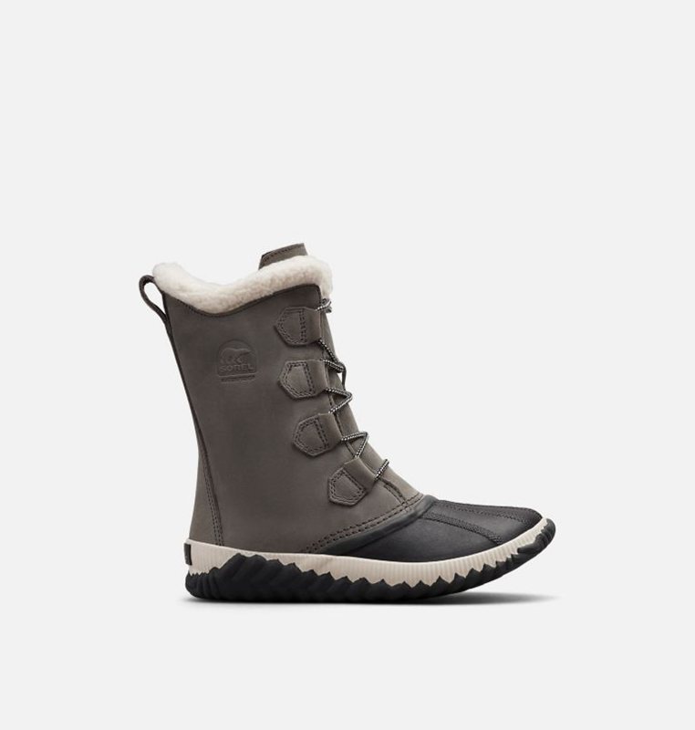 Womens Snow Boots Grey/Black - Sorel Out N About™ Plus Tall Duck Low - 401-GWCPRI